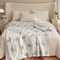 Ultra Soft Cozy Happy Easter Rabbits Spring Knitted Throw Blanket Fluffy Microfiber Checkerboard Bed Blanket Lightweight Both Sides Blanket for Couch Sofa Bed… (Rabbit Green, Throw 50“x60”)
